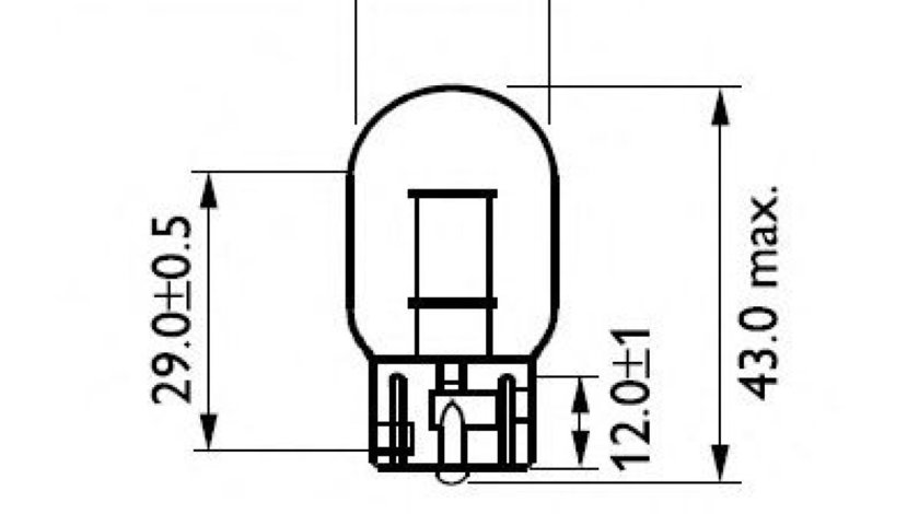 Bec, semnalizator SUZUKI ALTO (HA24) (2004 - 2009) PHILIPS 12065B2 piesa NOUA