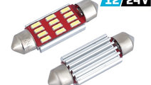 Bec Vision Festoon Sv8.5 39 Mm 12/24v 12x 4014 Smd...