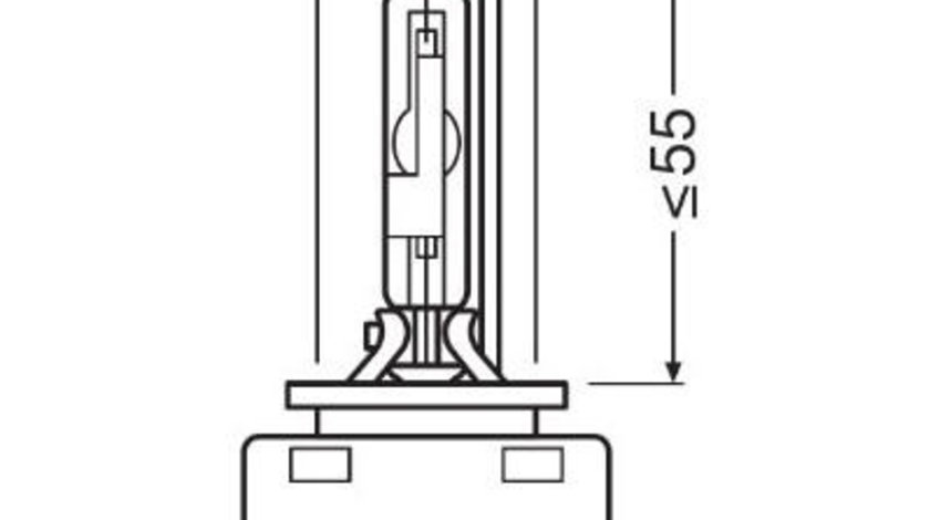 Bec xenon 85v d1r 4100 k xenarc original osram UNIVERSAL Universal #6 66150