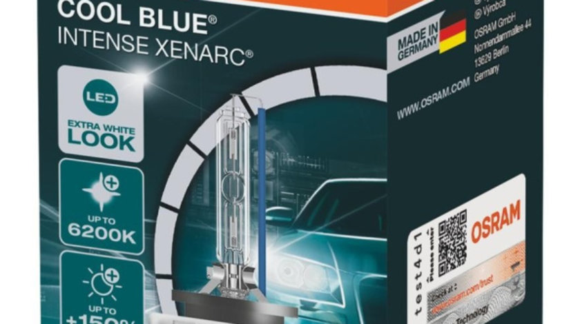 Bec Xenon Osram D3S 42V 35W 6200K Cool Blue Intense Xenarc NextGen 66340CBN