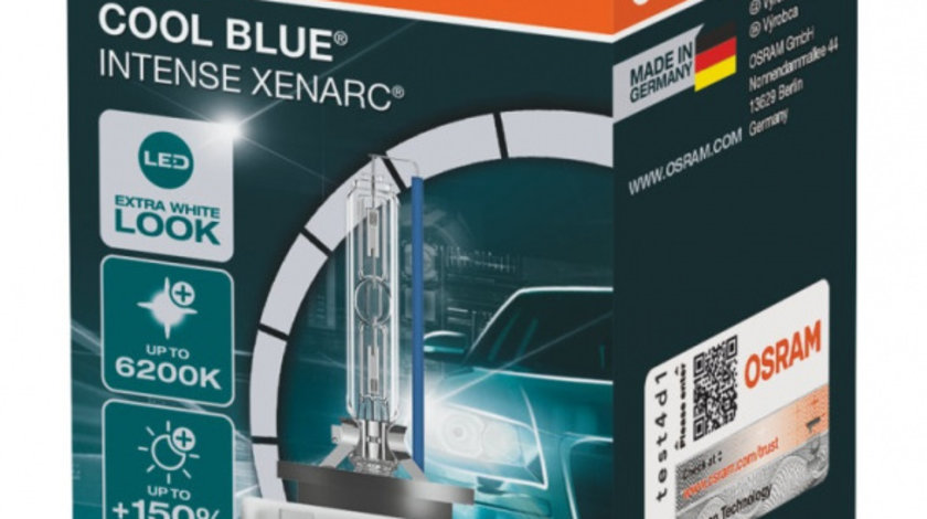 Bec Xenon Osram D3S 42V 35W PK32D-5 Cool Blue Intense NextGen 6200K 66340CBN