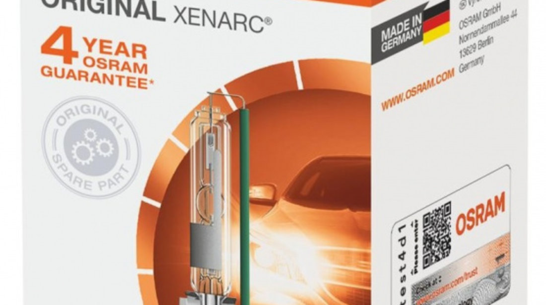 Bec Xenon Osram D4R 42V 35W 4300K Original Xenarc 66450