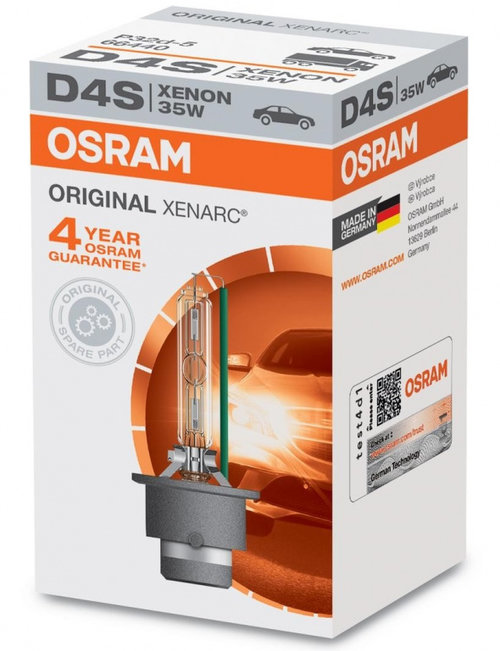 Bec Xenon Osram D4S 42V 35W 4150K P32d-5 Original 66440