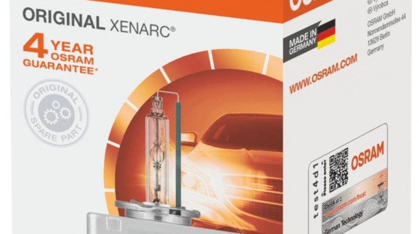 Bec Xenon Osram D5S 12V 25W 4400K PK32d Original Xenarc 66540