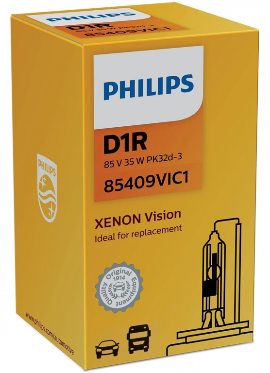 Bec Xenon Philips D1R 85V 35W 4400K Vision 85409VIC1