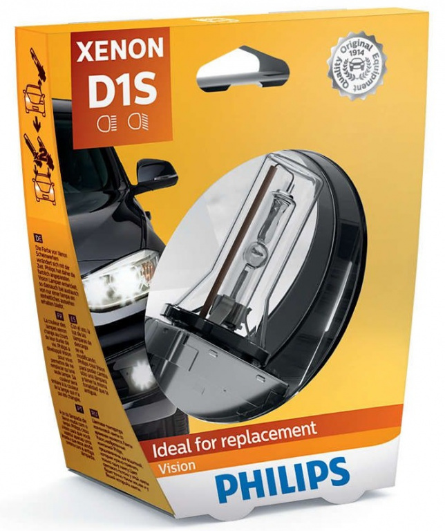 Bec Xenon Philips D1S 85V 35W 4600K Pk32d-2 Xenon Vision 85415VIS1