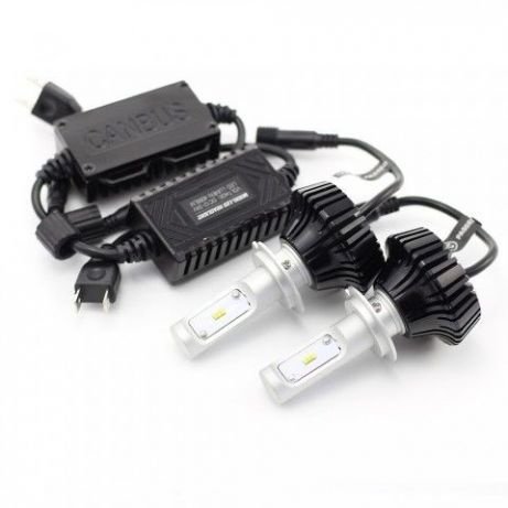 Becuri auto led pentru faruri H7 Canbus Super White