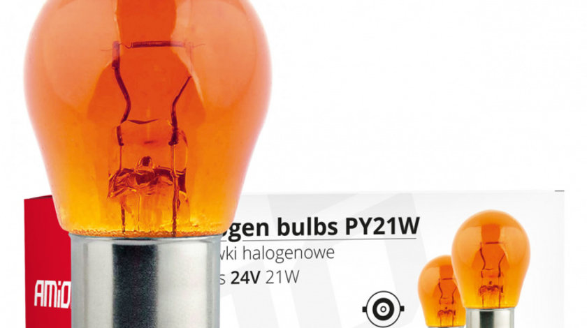 Becuri Cu Halogen Py21w Ba15s 24v 21w Chhlibun Amio 01005