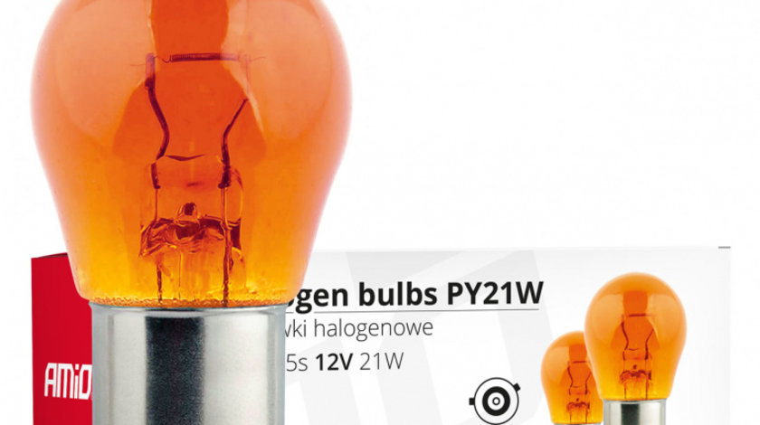 Becuri Cu Halogen Py21w Bau15s 12v 21w Chhlibun Amio 01158