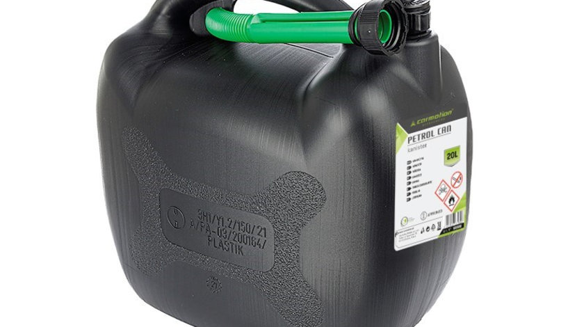 Bidon De Combustibil, Plastic, 20l, Oval, Negru Carmotion 63582BK