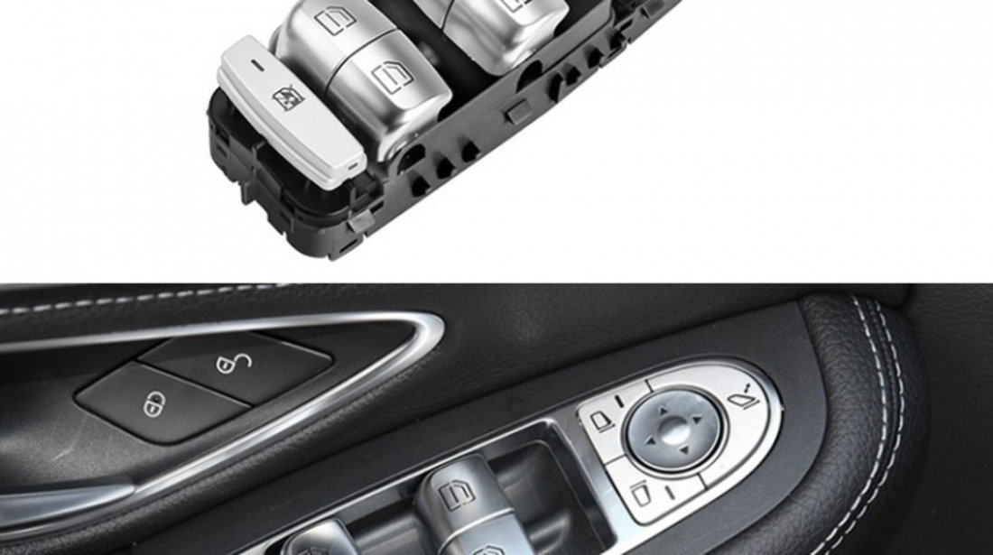 Bloc Comenzi Geamuri Compatibil Mercedes-Benz C-Class W205 2014→ A2059056811