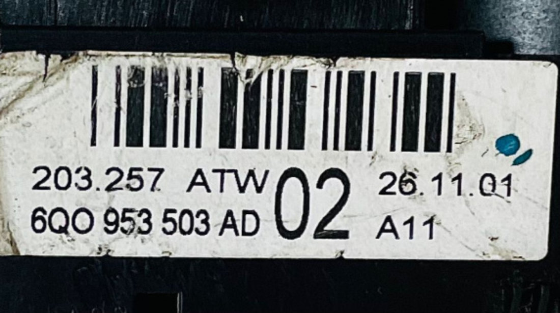Bloc Lumini / Ansamblu manete 6QO953503 AD / 6Q0953503AD / 203.257 Volkswagen VW Polo 4 9N [2001 - 2005]