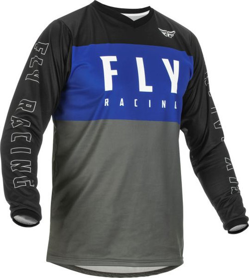 Bluza Moto Barbati Fly F-16 Negru / Gri / Albastru Marimea 2XL FLY 375-9212X