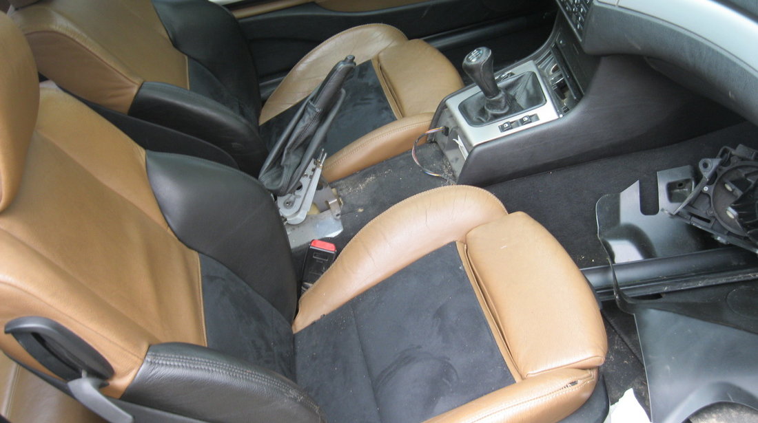 Bmw E46 coupe recaro electric piele crem si fete usi #1687561