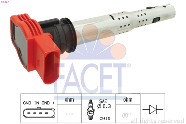 Bobina De Inductie Facet Vw 9.6327