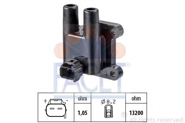 Bobina de inductie HYUNDAI MATRIX (FC) (2001 - 2010) FACET 9.6482 piesa NOUA