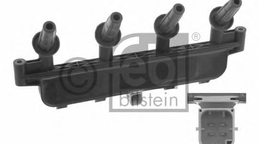 Bobina de inductie PEUGEOT 206 limuzina (2007 - 2016) FEBI BILSTEIN 24997 piesa NOUA