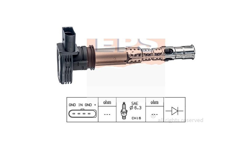 Bobina de inductie Volkswagen VW PASSAT CC (357) 2008-2012 #2 0040102033