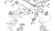 Brat inferior fuzeta spate 8E0501529K Audi A4 B6 B...