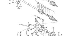 Brat trapez stanga Volkswagen Caddy (9K9) 2000 1.9...