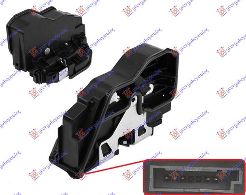 Broasca/Incuietoare Usa Fata Dreapta -09 (5pin) BMW Seria 7 E65/E66 2002-2003-2004-2005-2006-2007-20...