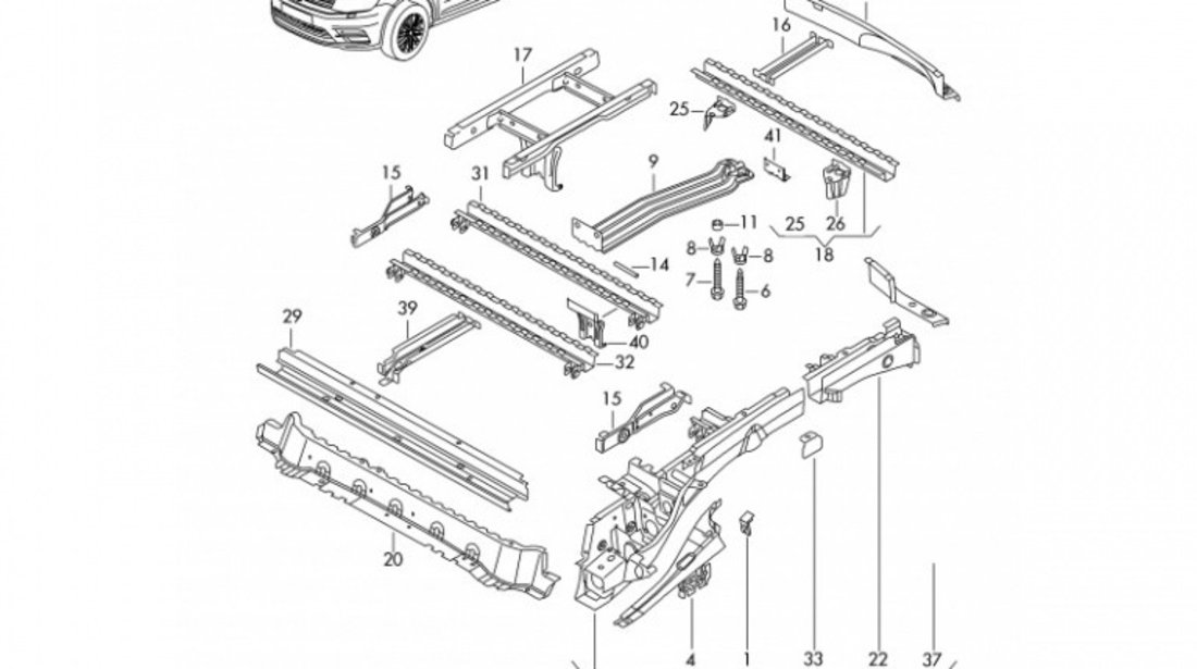 Bucsa Suport Sustinere Roata Rezerva Oe Volkswagen Caddy 3 2004-2015  7H0801917B #57674946