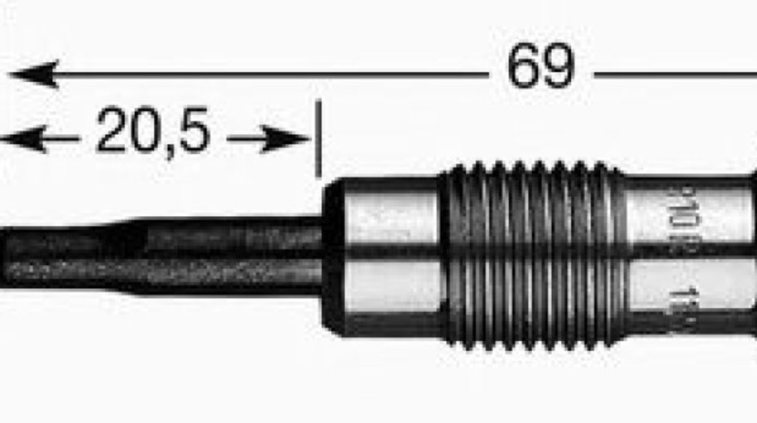 Bujie incandescenta FIAT DUCATO platou / sasiu (230) (1994 - 2002) NGK 3617 piesa NOUA