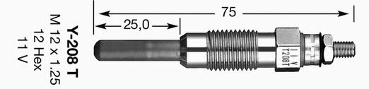 Bujie incandescenta FIAT STRADA I (138A) (1978 - 1987) NGK 1250 piesa NOUA