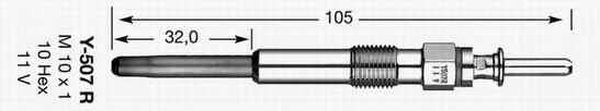 Bujie incandescenta LAND ROVER RANGE ROVER III (LM) (2002 - 2012) NGK 4600 piesa NOUA