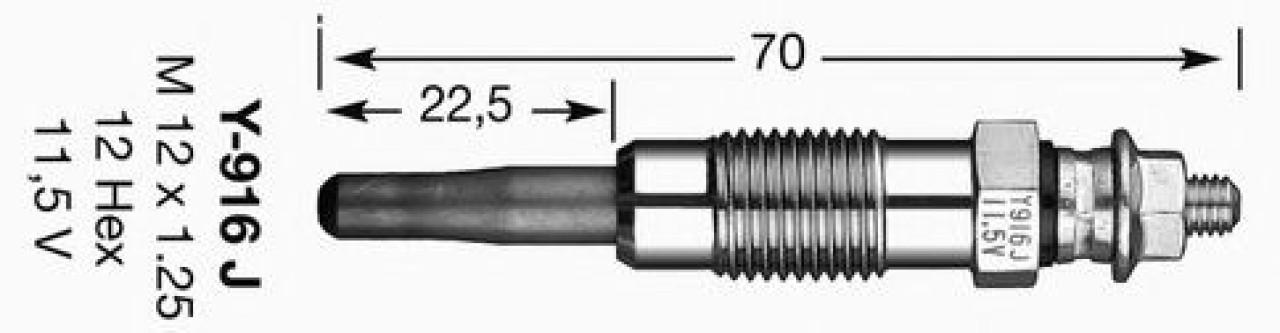 Bujie incandescenta MERCEDES C-CLASS Combi (S202) (1996 - 2001) NGK 5906 piesa NOUA