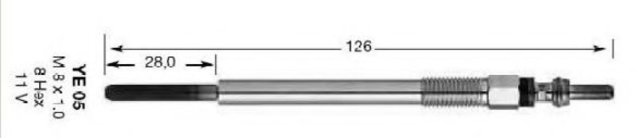 Bujie incandescenta MINI MINI (R56) (2006 - 2013) NGK 91322 piesa NOUA