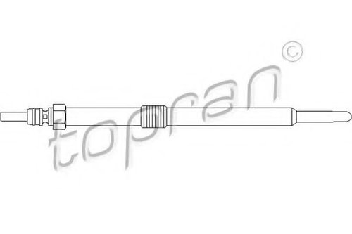 Bujie incandescenta OPEL MOVANO Combi (J9) (1998 - 2010) TOPRAN 207 046 piesa NOUA