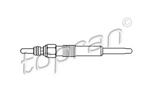 Bujie incandescenta RENAULT MEGANE II Limuzina (LM0/1) (2003 - 2016) TOPRAN 107 119 piesa NOUA