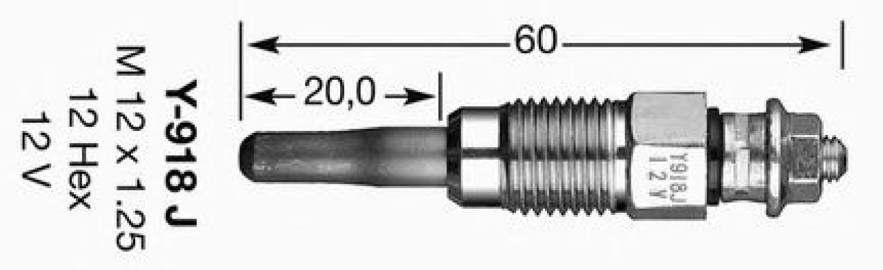 Bujie incandescenta SEAT CORDOBA (6K1, 6K2) (1993 - 1999) NGK 6285 piesa NOUA