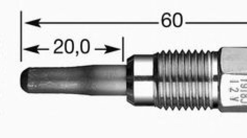 Bujie incandescenta VW GOLF III (1H1) (1991 - 1998) NGK 6285 piesa NOUA