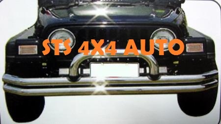 BULLBAR DIN INOX JEEP WRANGLER 1996-2006[3"/76mm]