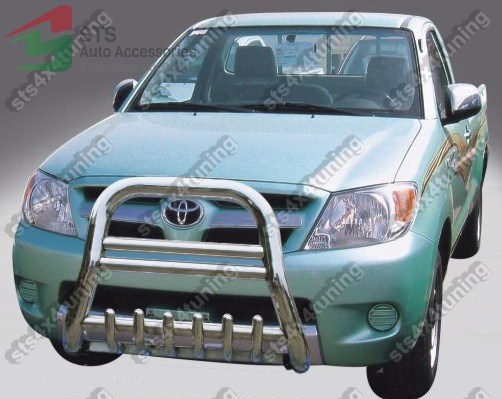 BULLBAR DIN INOX TOYOTA HILUX VIGO 2005-2016[3"/76mm]