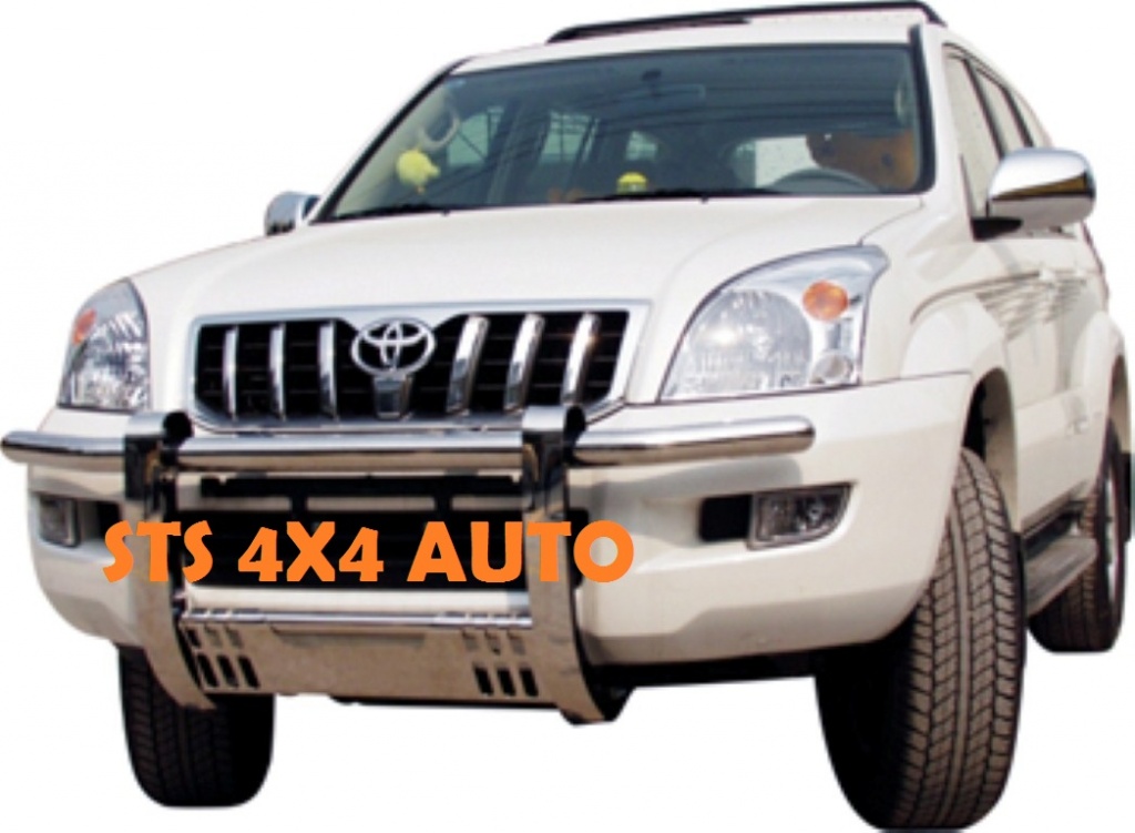 BULLBAR DIN INOX TOYOTA LAND CRUISER FJ120 PRADO 2003-2009 [V2]