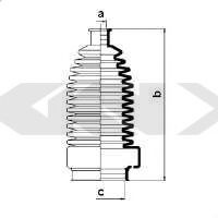 Burduf cauciuc, directie VW PASSAT Variant (3A5, 35I) (1988 - 1997) SPIDAN 83920 piesa NOUA