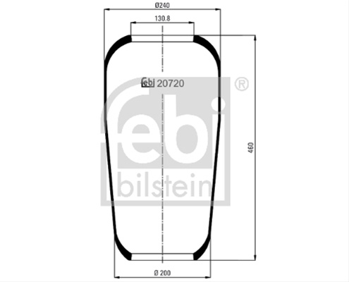 Burduf, Suspensie Pneumatica Febi Bilstein Volvo 20720