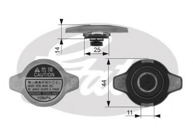 Buson,radiator FIAT SEDICI (FY) (2006 - 2016) GATES RC134 piesa NOUA