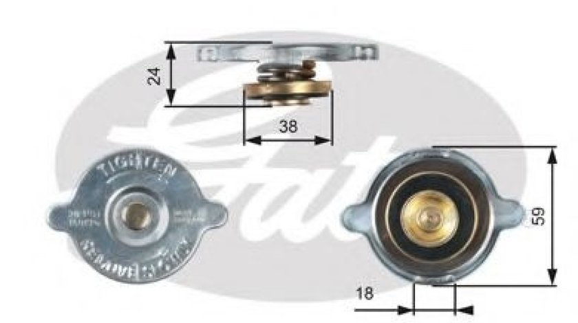 Buson,radiator MERCEDES SPRINTER 3-t bus (903) (1995 - 2006) GATES RC125 piesa NOUA