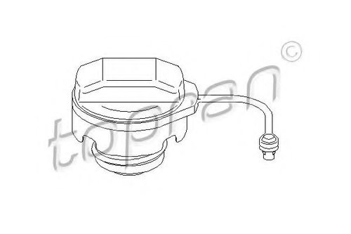 Buson,rezervor de combustibil AUDI A1 (8X1, 8XK, 8XF) (2010 - 2016) TOPRAN 112 984 piesa NOUA