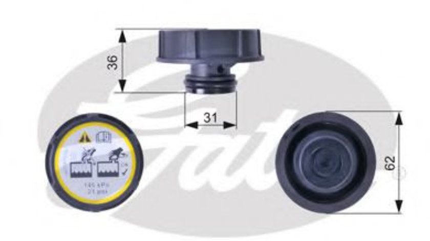 Buson,vas expansiune FORD TRANSIT caroserie (2006 - 2014) GATES RC240 piesa NOUA