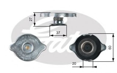 Buson,vas expansiune MERCEDES C-CLASS (W202) (1993 - 2000) GATES RC217 piesa NOUA