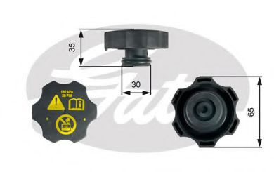 Buson,vas expansiune OPEL INSIGNIA (2008 - 2016) GATES RC249 piesa NOUA