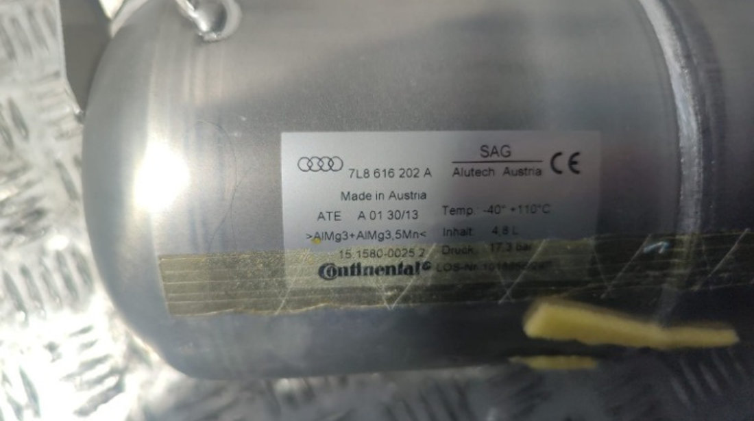 Butelie aer suspensii Audi Q7 4L 4.2 TDI 340cp / 250Wk cod motor CCF transmisie automata an 2014 cod 7L8616202