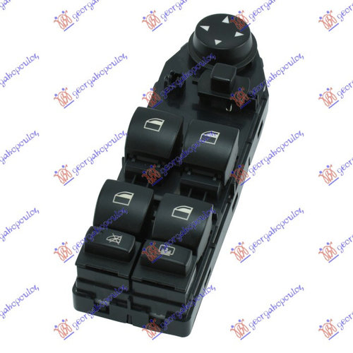 Buton Geam Electric Stanga Fata Negru BMW E60/E61 2003-2010