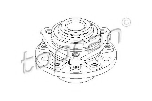 Butuc roata OPEL ASTRA G Combi (F35) (1998 - 2009) TOPRAN 205 768 piesa NOUA