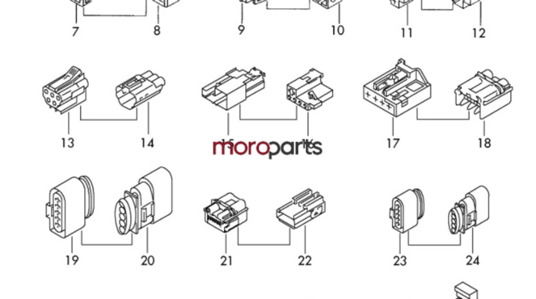 Cablaj display AUDI A6 IV Avant (4G5, C7, 4GD) [ 2011 - 2018 ] 924910-101 OEM 8R0973605